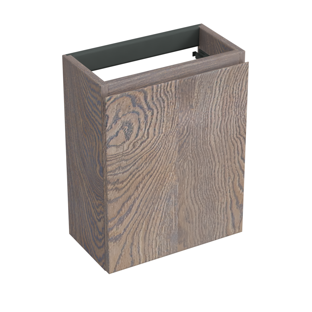Forzalaqua Siena fonteinkast 40cm rechts silver grey