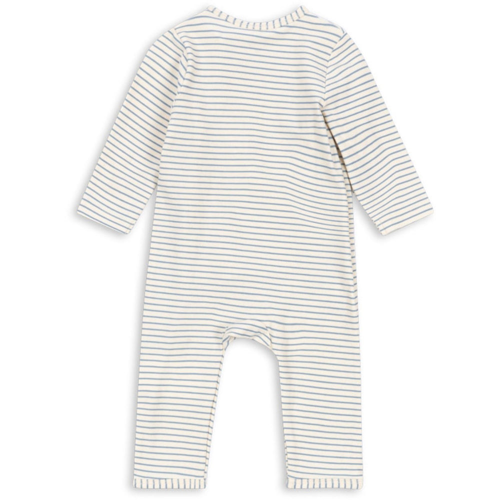 Køb Konges Sløjd Stripe Bluie Basic Newborn Onesie GOTS
