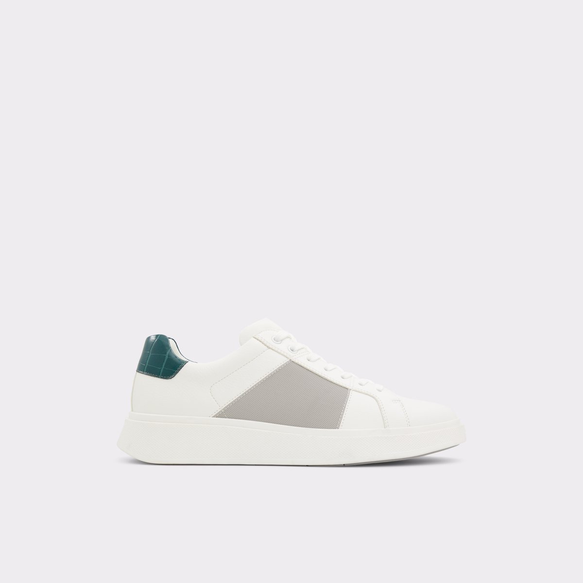 Primespec White Synthetic Smooth Men Sneakers