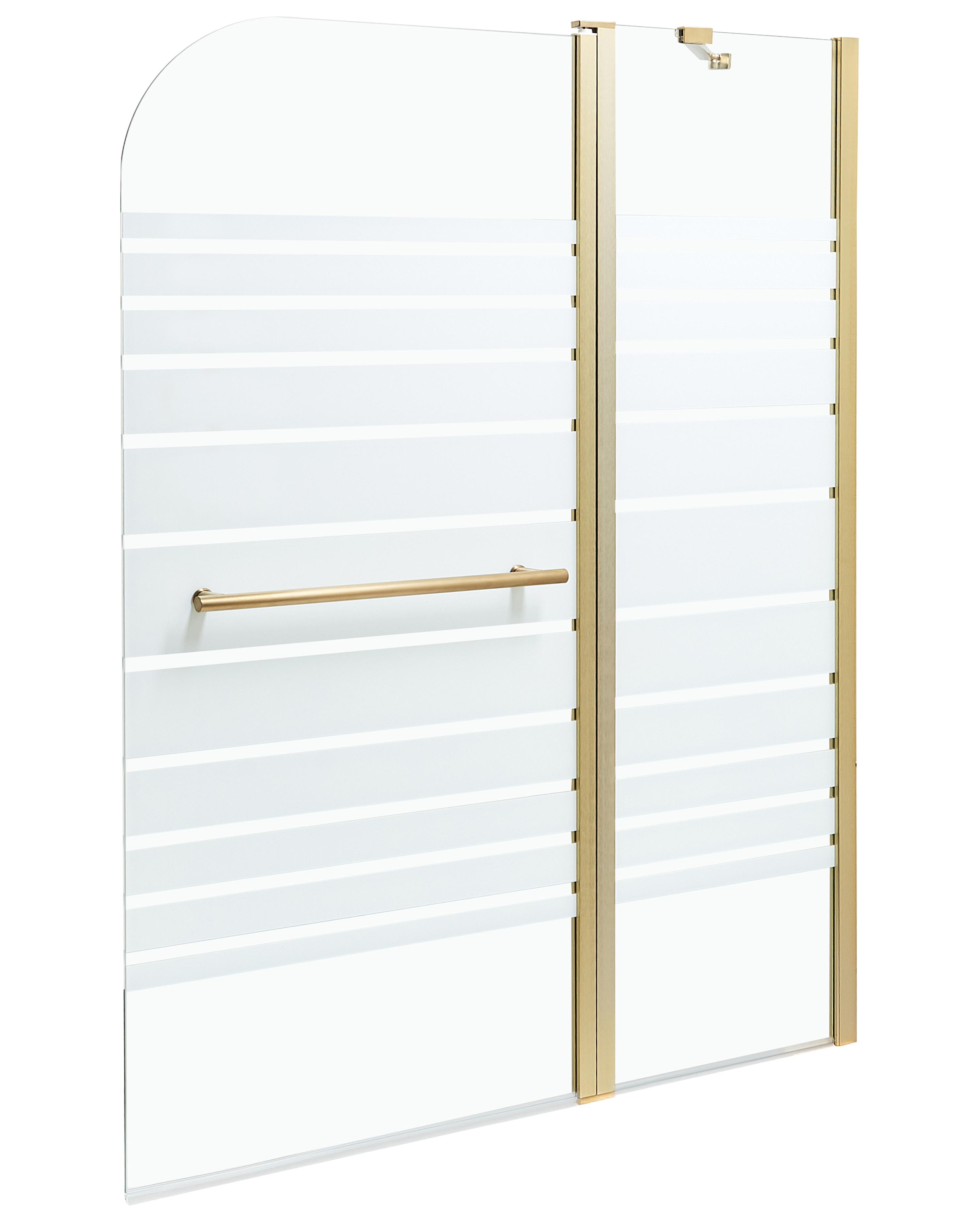 Douchescherm TUAPI 140 x 120 cm Goud