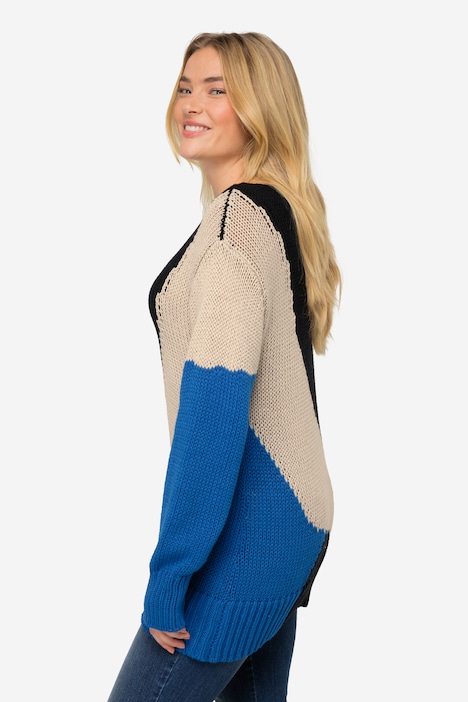 Pullover, Colorblocking