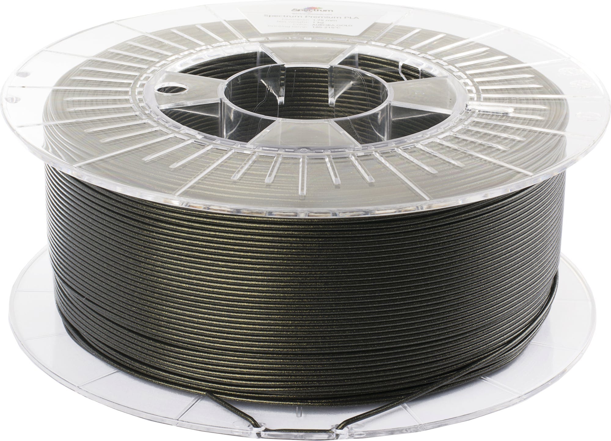 Spectrum  PLA Glitter Aurora Gold, 1,75 mm / 1000 g    Glitzerndes PLA-Filament