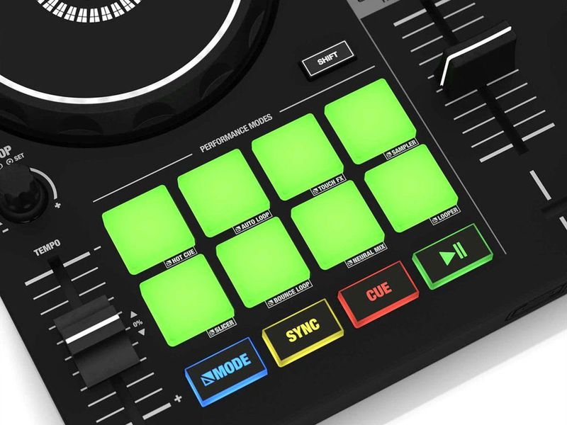 Reloop - Buddy DJ-Controller - Zwart - Aluminium - Voor iOS en Android
