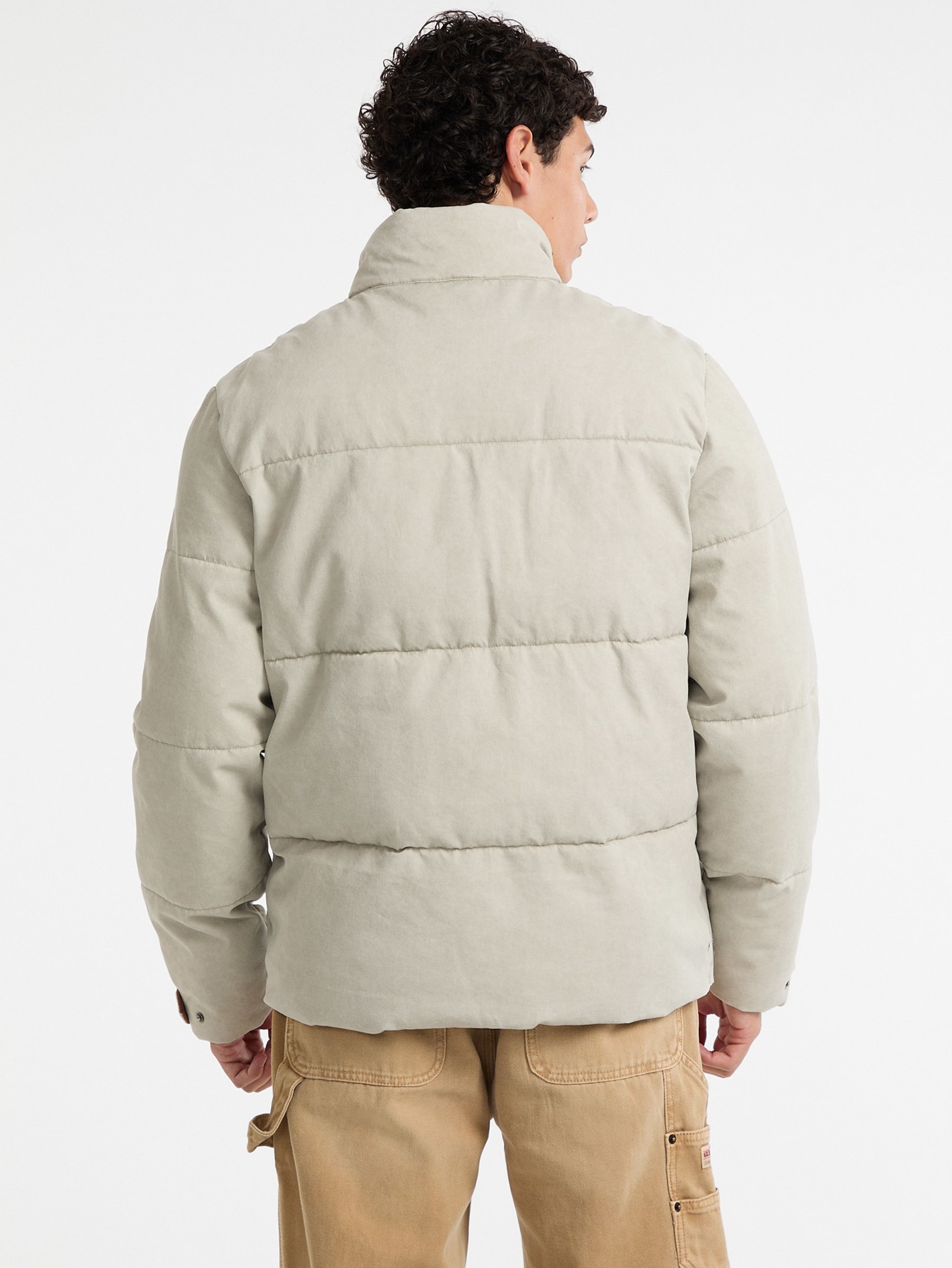 Jaqueta puffer de lona GUESS Originals