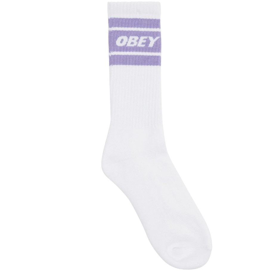 Obey Cooper II Socks White / Brown Sugar
