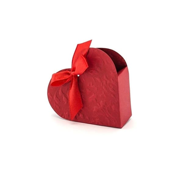 Gaveeske Hjerteformet 10*9*3 cm (pakke med 10)