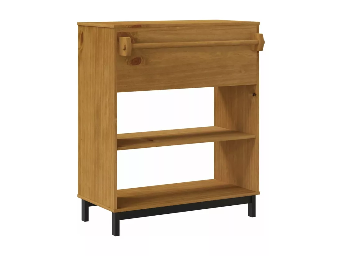 Table de bar FLAM 92x45x110 cm bois massif Pin