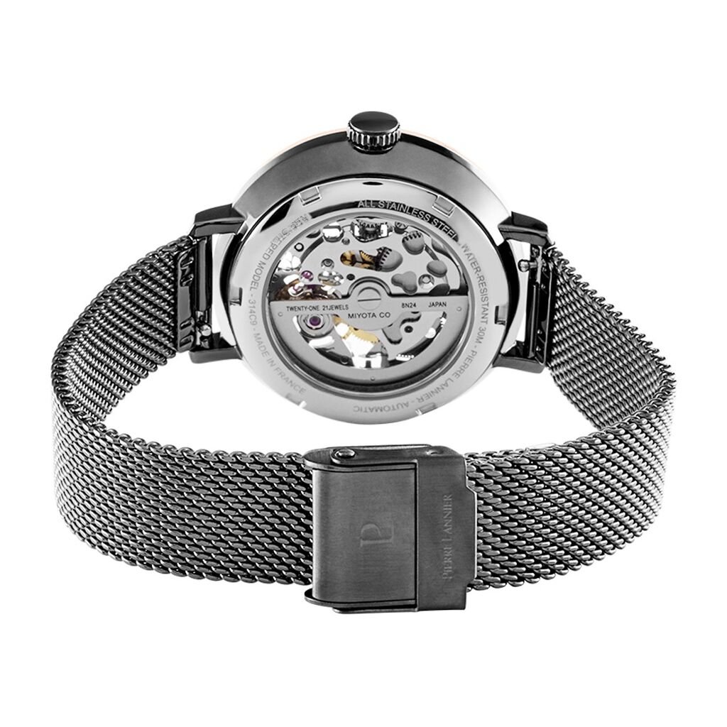Montre Pierre Lannier Automatic Acier Gris