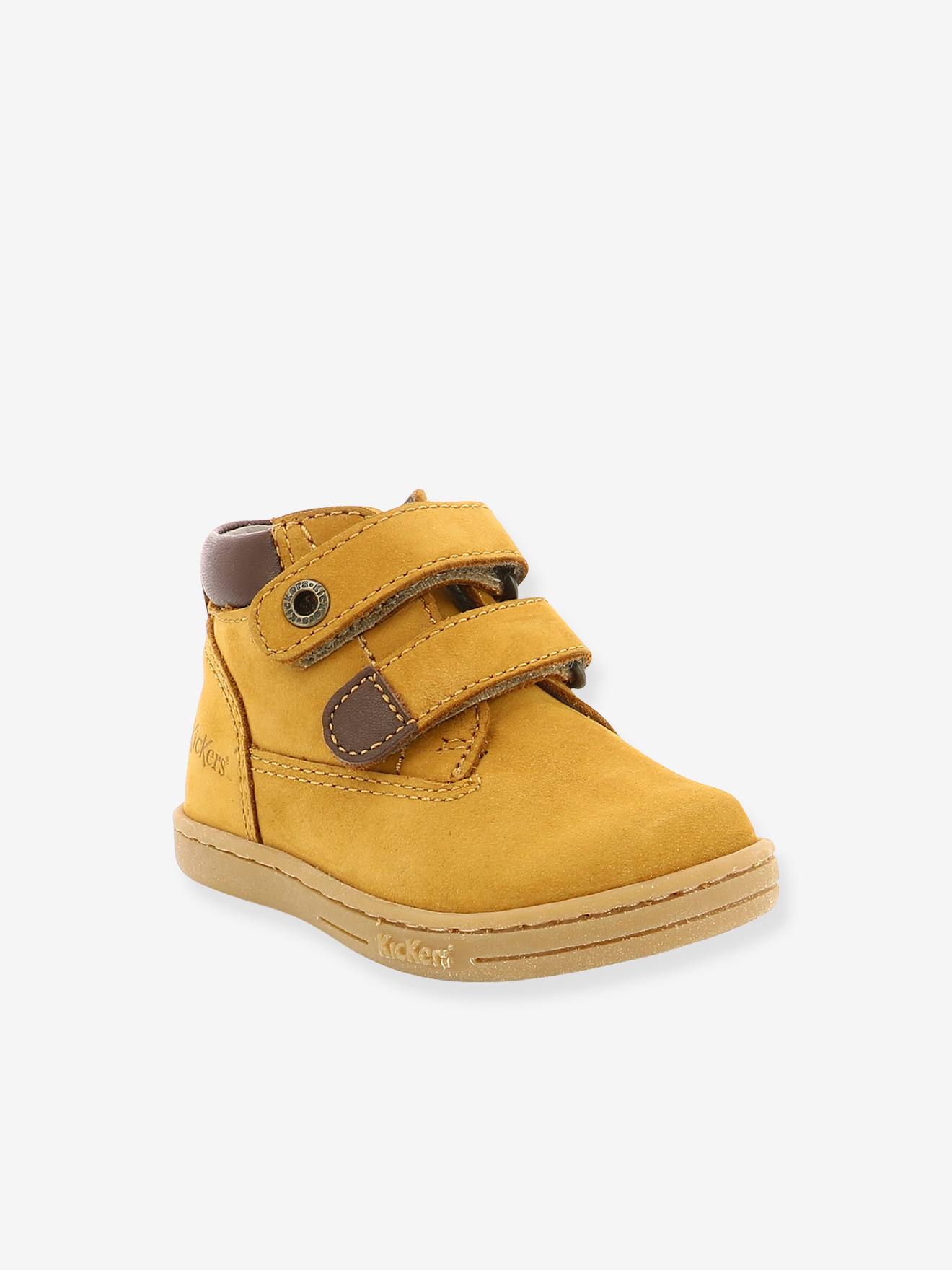 Botas Tackeasy KICKERS® lisas azul-escuras para bebê menino