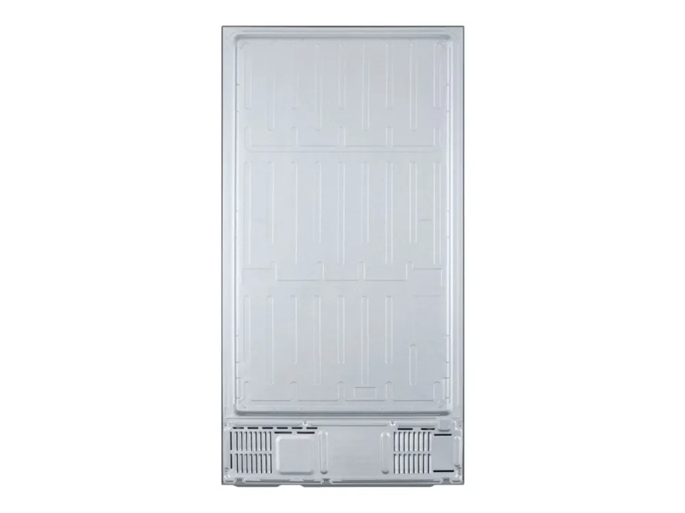 Haier Série 3 HSR3918ENPG - Køleskab/fryser - side-by-side - bredde: 90.8 cm - dybde: 64.7 cm - højde: 177.5 cm - 528 liter - Klasse E - blid sølv