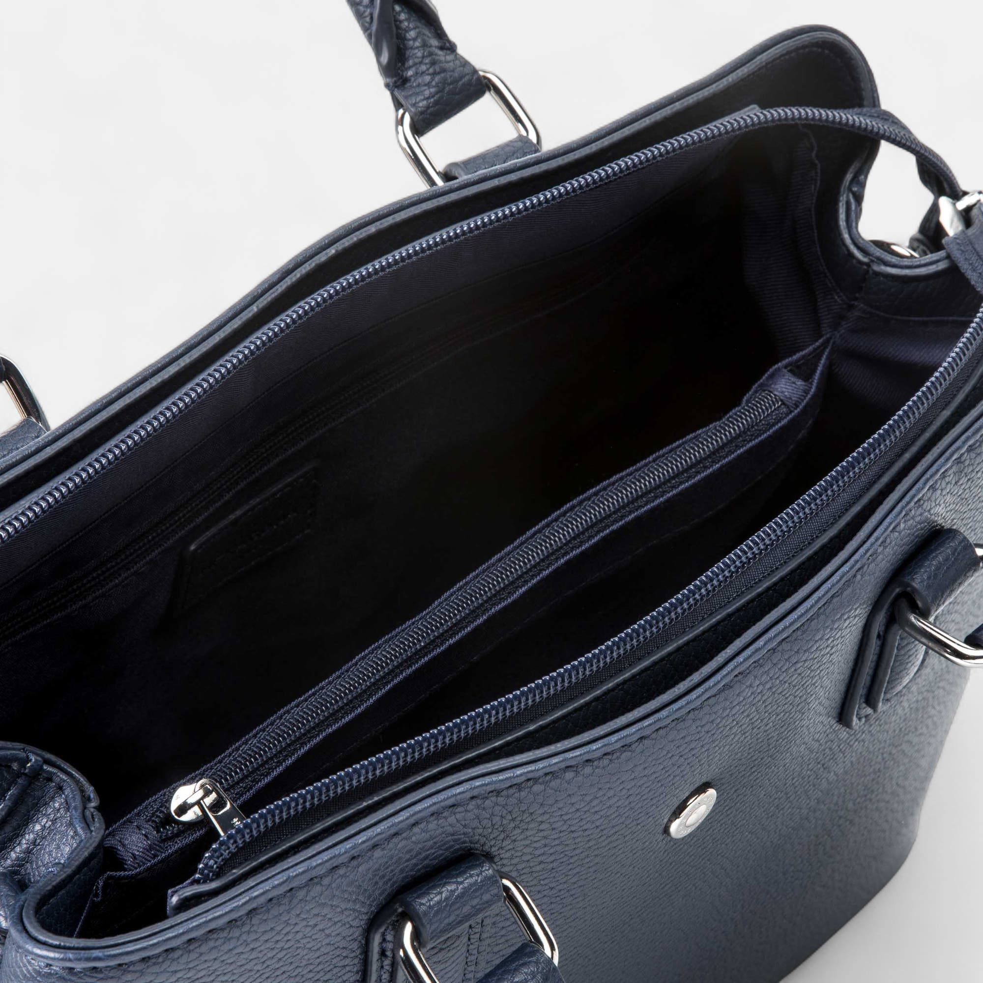 Sac à main bleu marine