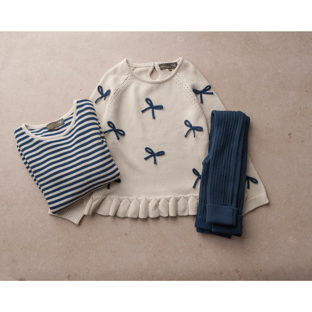 Køb Hanevild Ivory More Bows Sweater