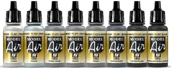 Vallejo - Model Air Maling Sæt - Usaf Aggressor Part 2 - 8X17 ML