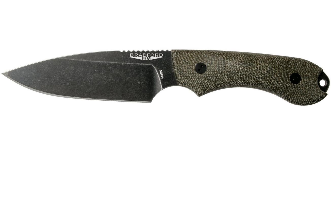 Bradford Guardian 4, 3D OD Green Micarta Guardian 4 M390, Sabre Nimbus 4S-102N