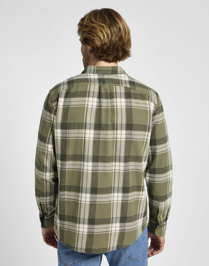 Lee RIVETED SHIRT Grøn