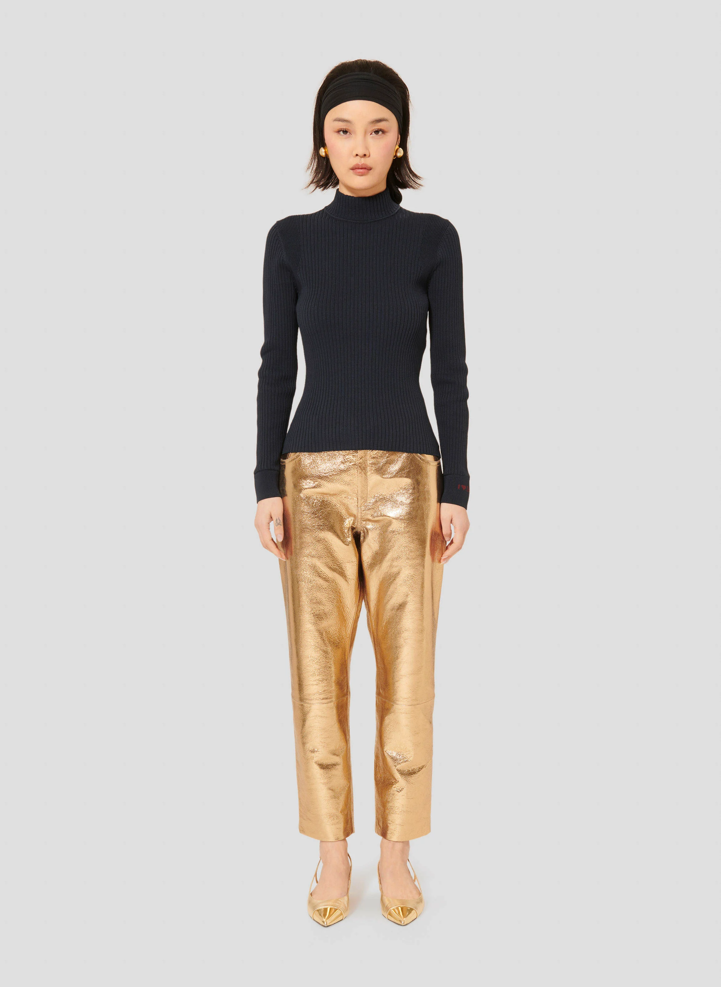 PRUDIE - Pull col rond| Bleu