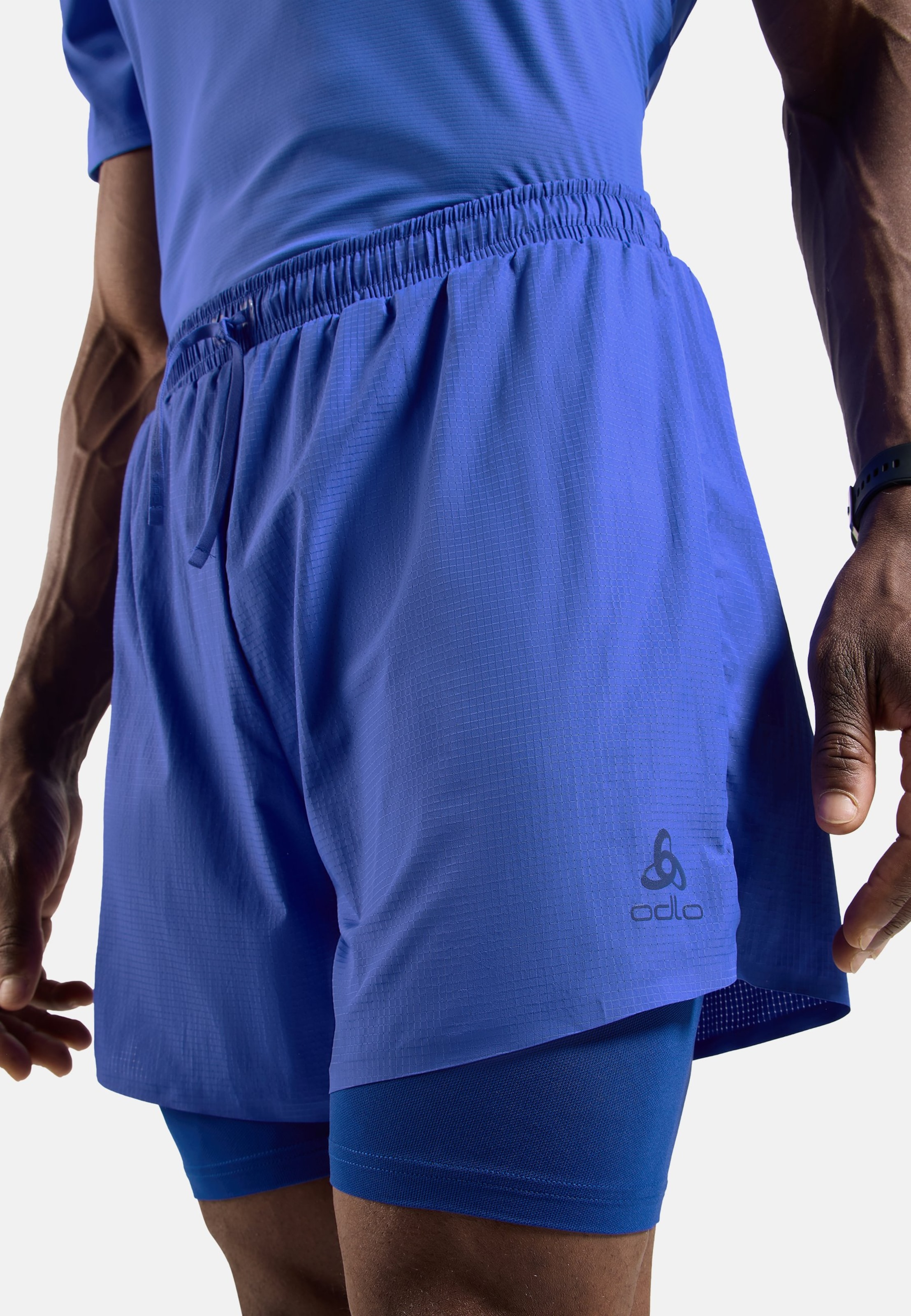 Zeroweight 5 Inch 2-in-1 Laufshorts 2.0 in Dazzling Blue - Mazzarine Blue