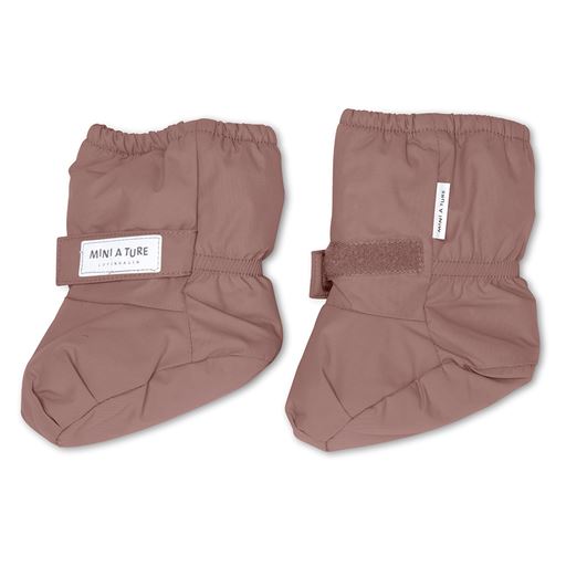 MINI A TURE MATWinn Fleeceforet Vinterovertræksfutter, Light Plum, 6-12 mdr.