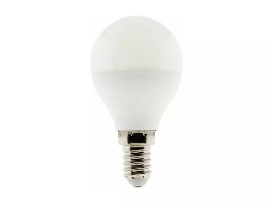 Ampoule LED Sphérique E14 - 5W - Blanc froid - 400lm - 6500K - Zenitech