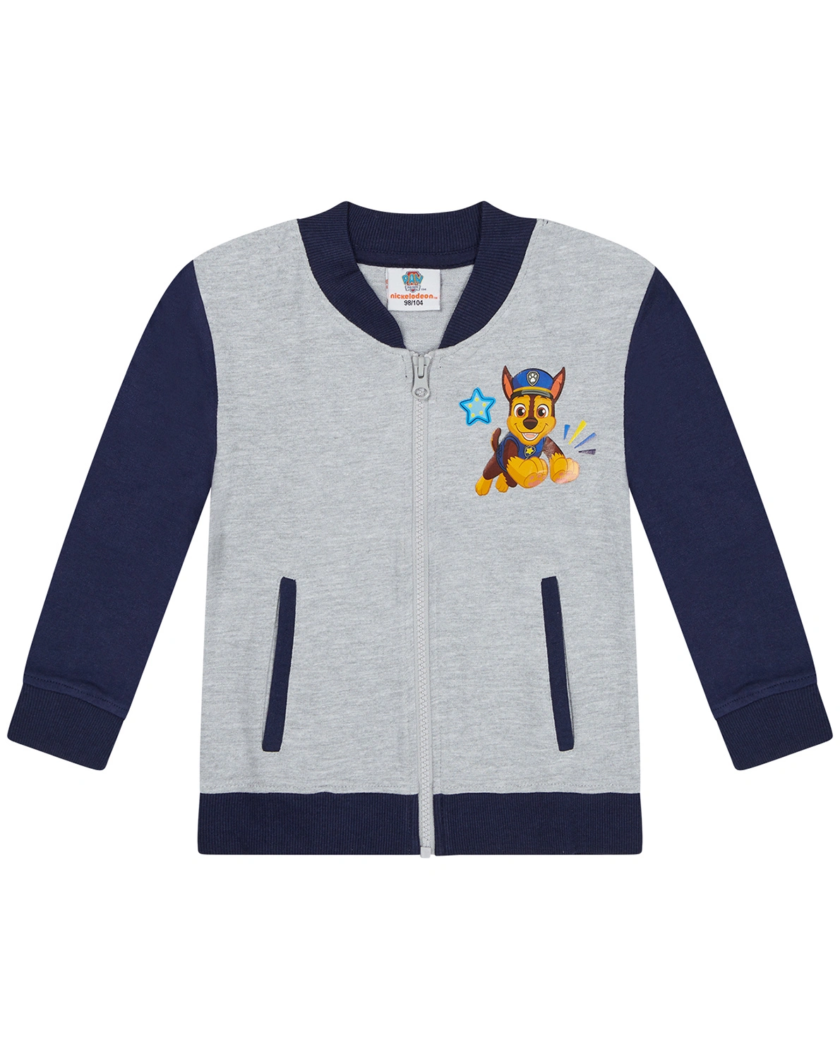 College-Jacke PAW PATROL in grey melange
