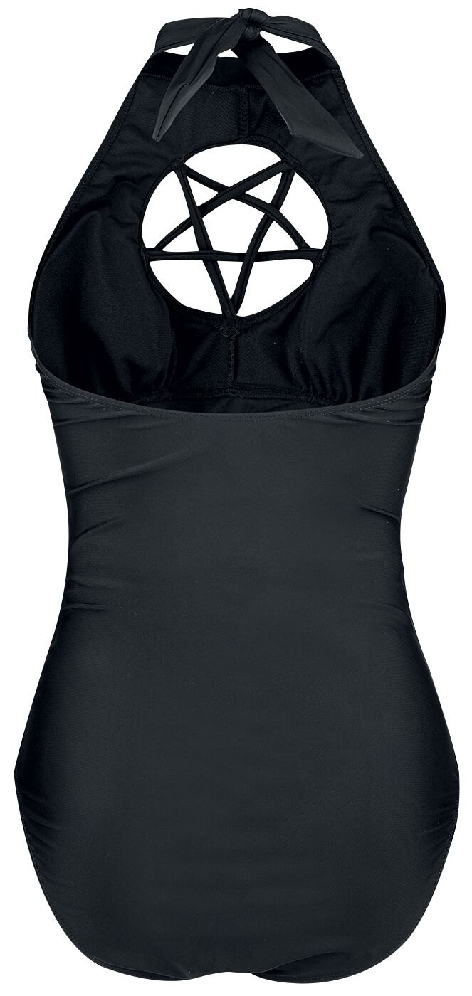 Maillot De Bain Gothicana Avec Détail Pentagramme | Gothicana by EMP Maillot de bain