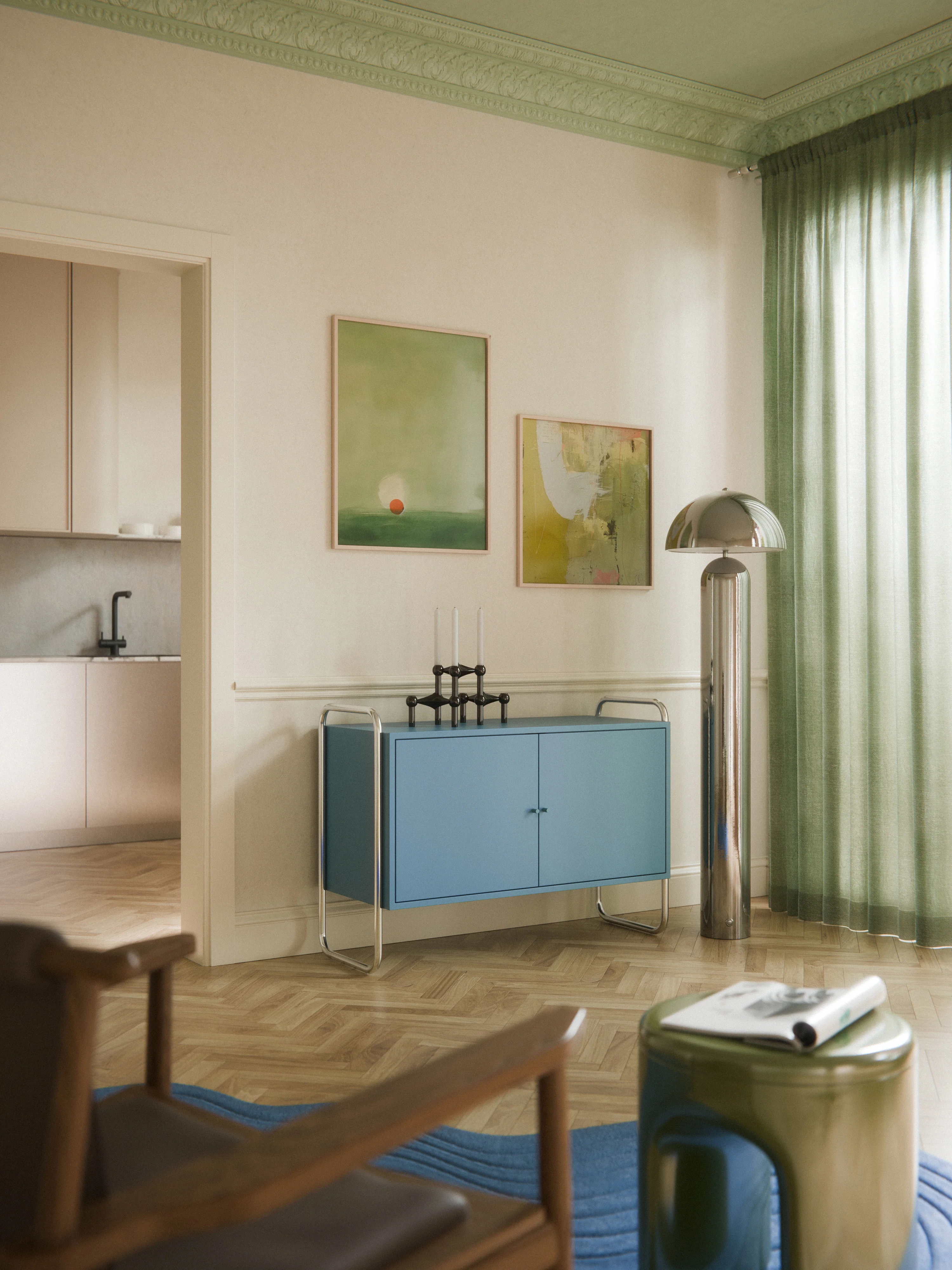 Metalen dressoir Robyn