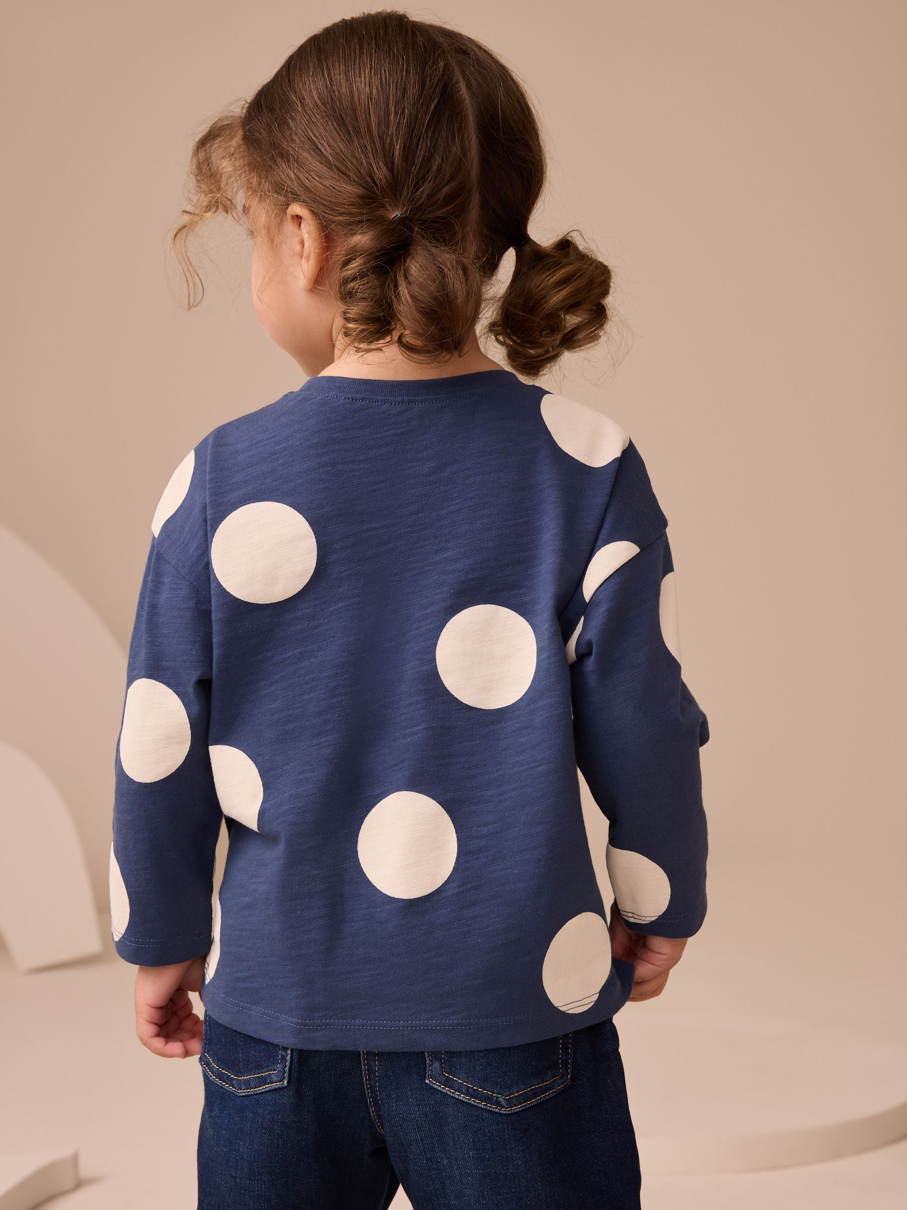 Regenboog - Tops met lange mouwen set van 4 (3mnd - 7 jr)