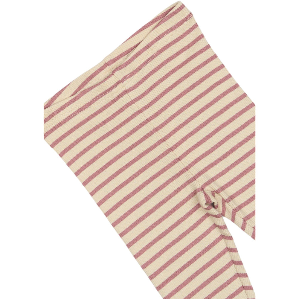 Køb Petit Piao Nostalgic Rose/off White Legging Modal Striped