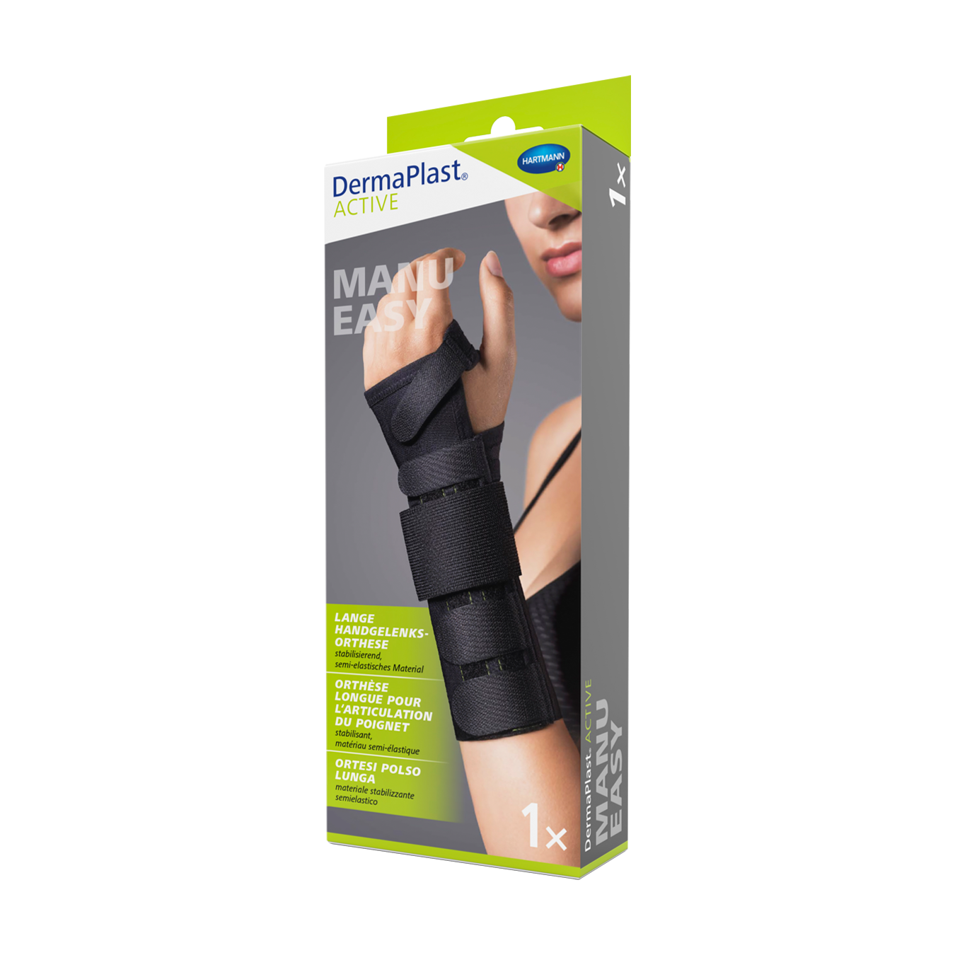 DERMAPLAST Active Manu Easy<br>1 Stück, 2, long right