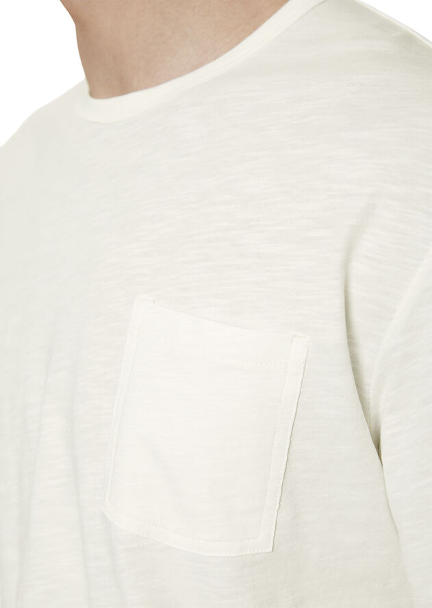 Marc O’Polo T-shirt, neckhole binding with two Egg white