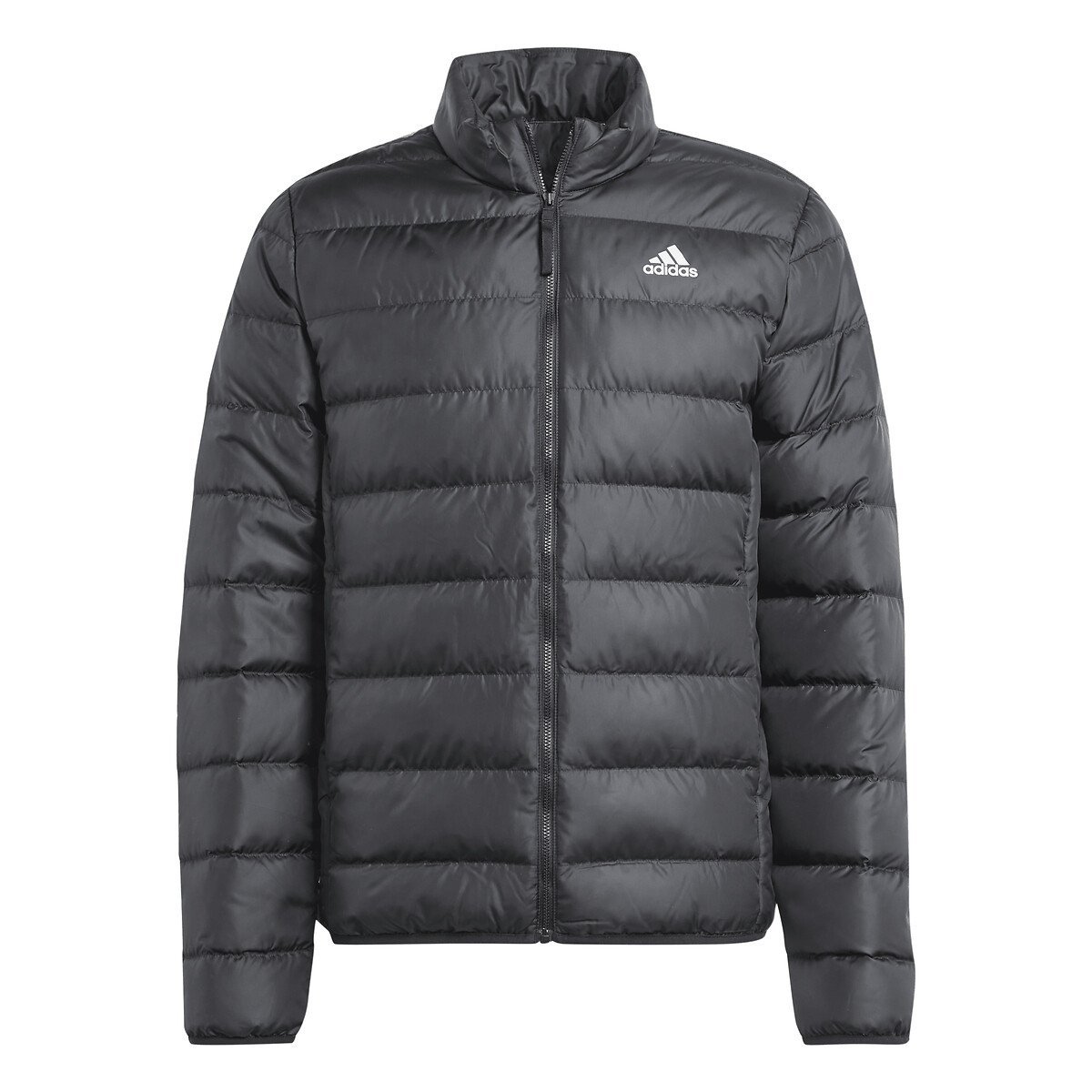 adidas Performance<br>Jaqueta de plumas leve com zíper, sem capuz Essentials