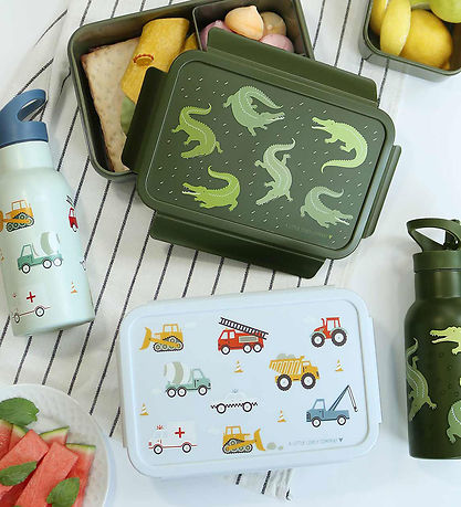 A Little Lovely Company Brotdose - Bento - Krokodile