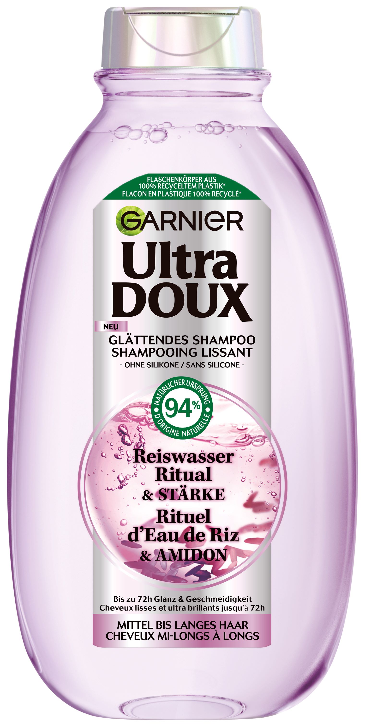 GARNIER Wahre Schätze Shampoo<br>300 ml, Reiswasser