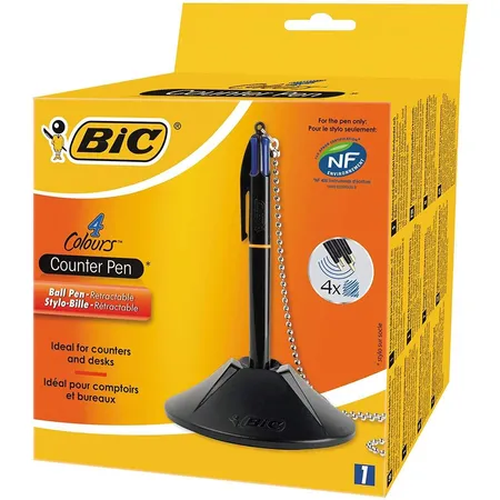 BIC Kugelschreiber-Ständer 4Colours Counter Pen, schwarz