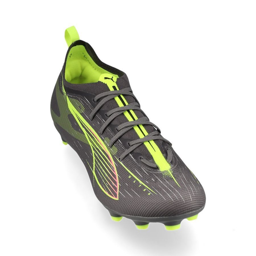 PUMA Ultra 5 Pro FG/AG Audacity - Matte Aged Silver/Jaune/Sun Struck Enfant