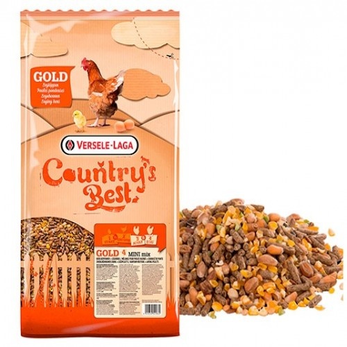 Versele Laga Gold 4 Mix, ração com sabor de cereal para galinhas.