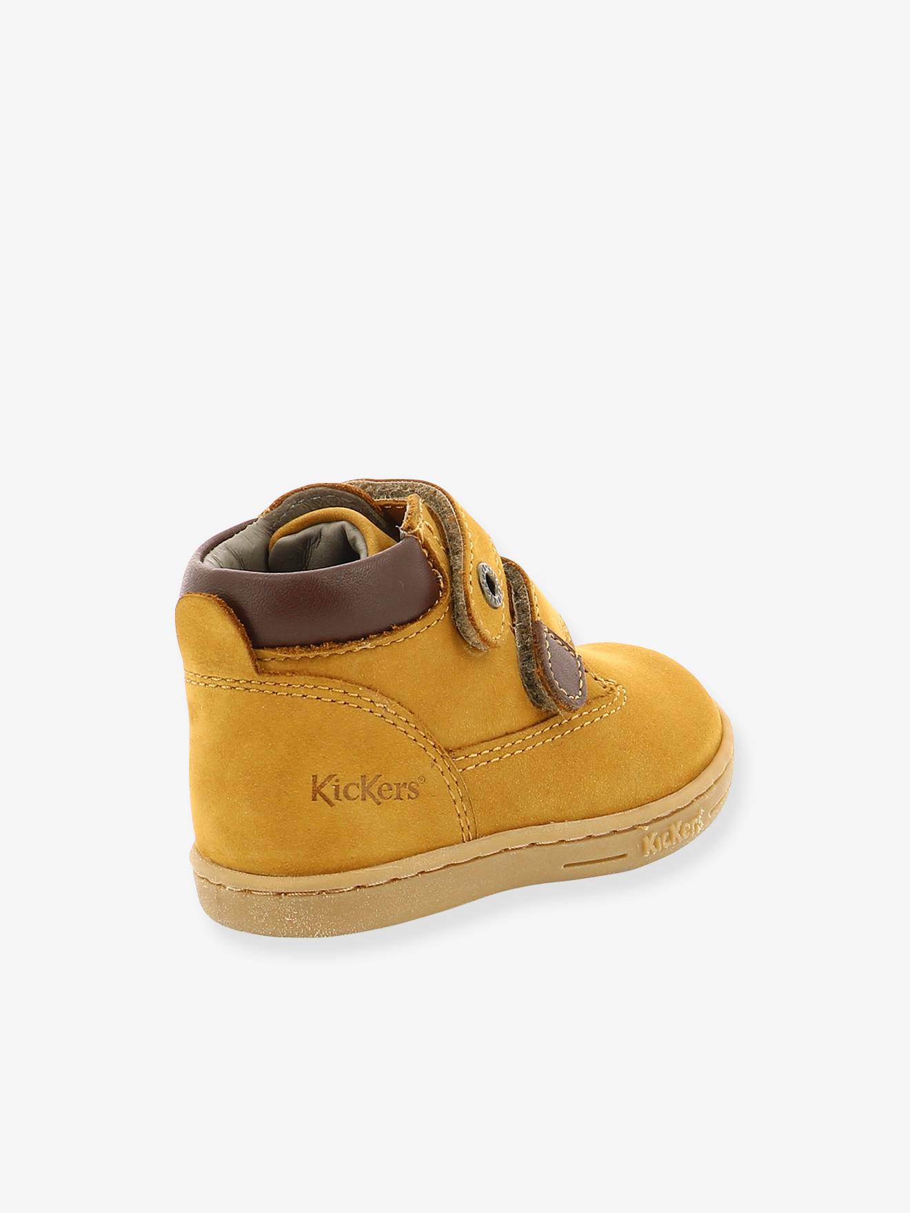 Botas Tackeasy KICKERS® lisas azul-escuras para bebê menino