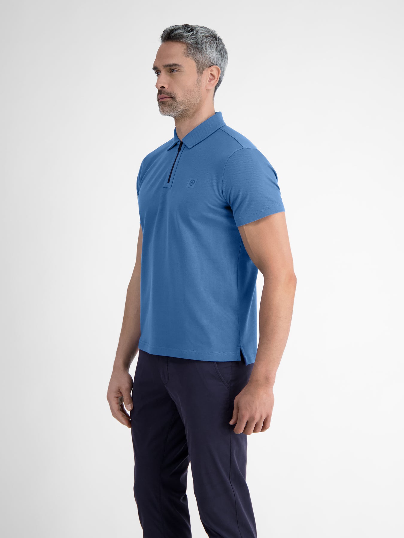 Herren Poloshirt mit Reißverschlusskragen
