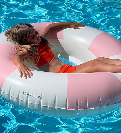 SunnyLife Schwimmmatratze - 130x32 cm - Stühle My Heart - Pink S