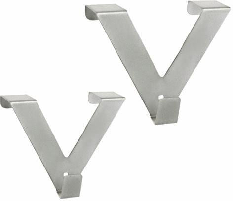 Good Life Gardinenhaken »Riva« V-Haken, zum Aufsetzen auf Fenster- und Türrahmen