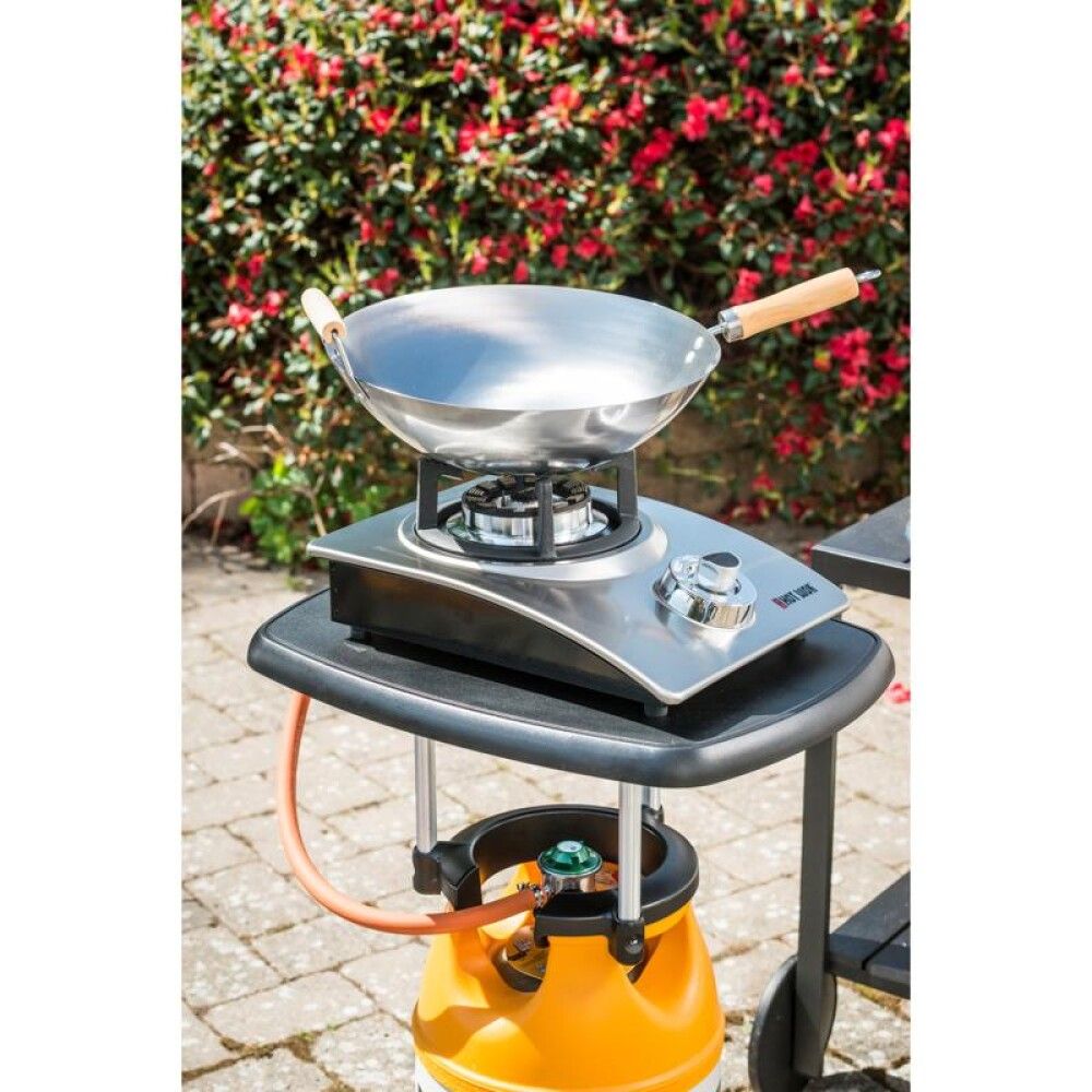 WOKPANNE HOT WOK STÅL Ø35CM