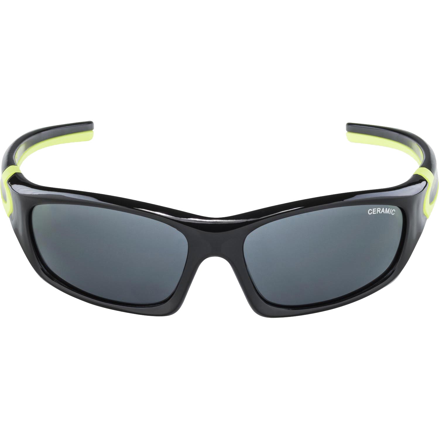 Alpina Flexxy Teen Sonnenbrille Kinder black neon yellow