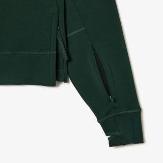 Sweatshirt à capuche Jogger femme Lacoste avec passe-pouce Sweatshirts - Vert - Lacoste - Femme