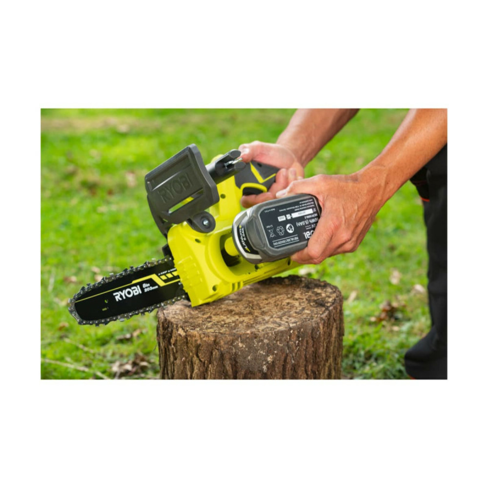 Tronçonneuse ryobi 18v oneplus - batterie 2.5ah - chargeur - ry18cs20a-125