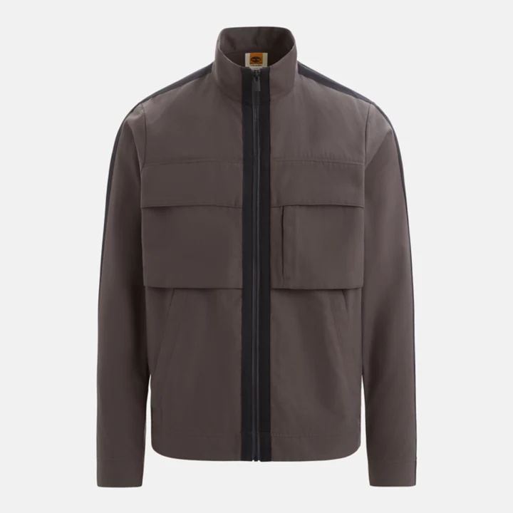 Blouson Timberland x Icebreaker en mérinos et coton pour homme en gris foncé