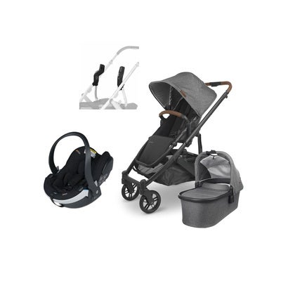 UPPAbaby CRUZ V2 Duovogn inkl. BeSafe iZi Go Modular X2, Greyson Black