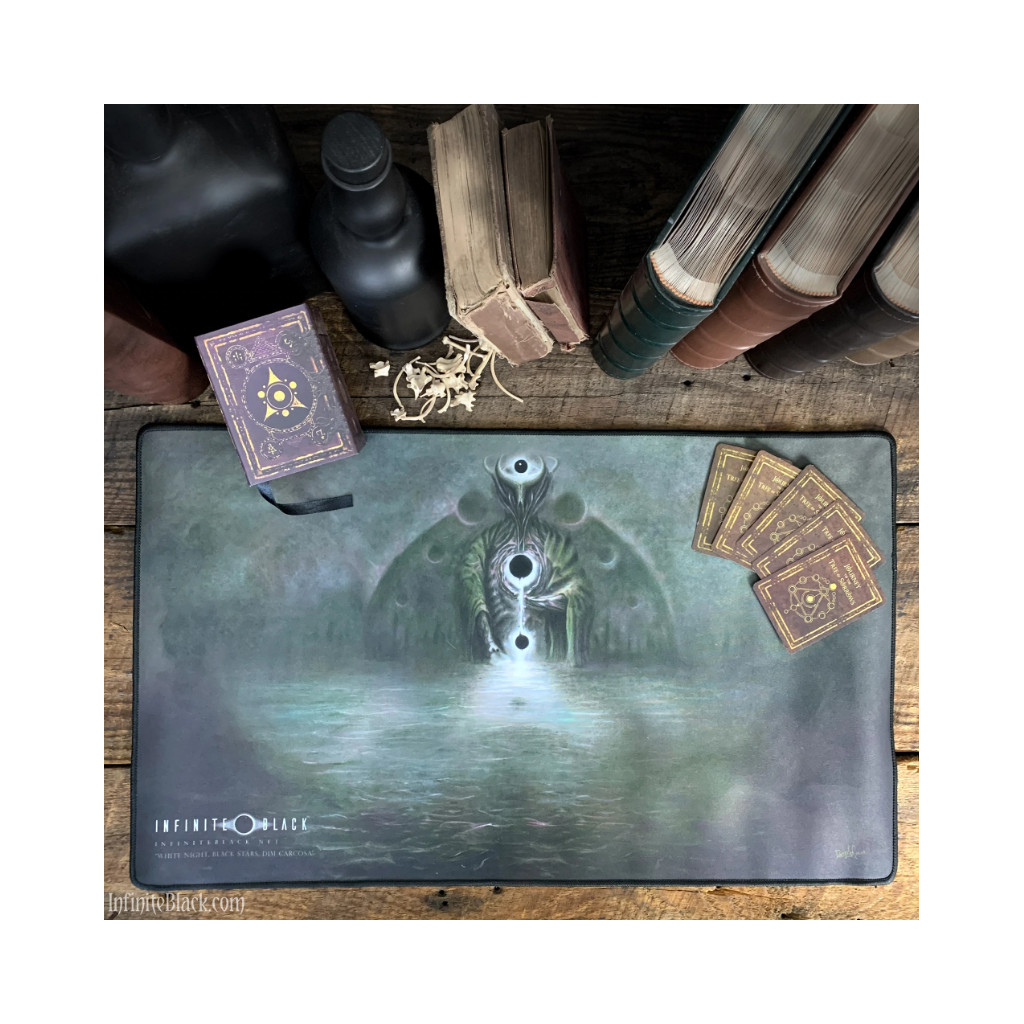 Playmat Infinite Black - “White Night, Black Stars, Dim Carcosa”