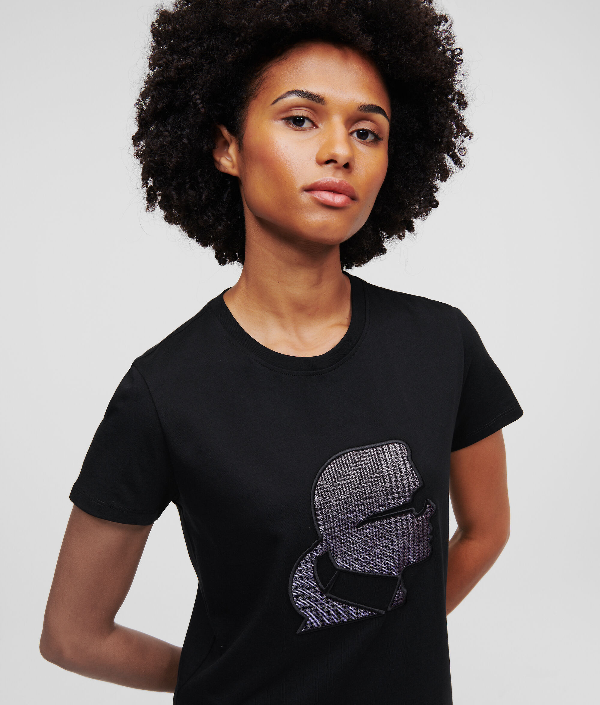 T-SHIRT À CARREAUX KARL KAMEO