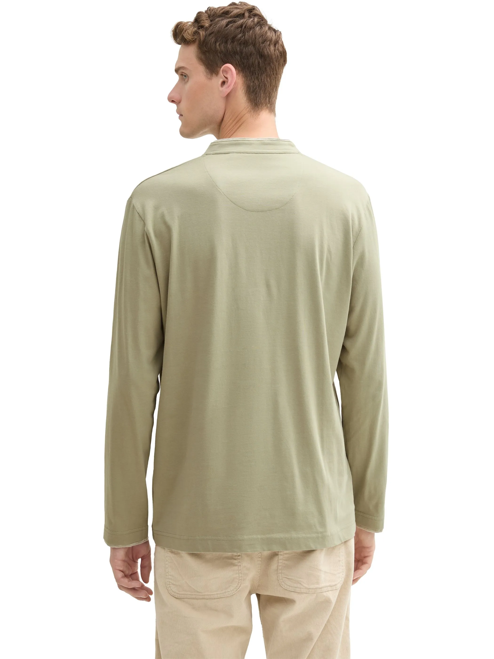 Herren Shirt mit Serafinoausschnitt