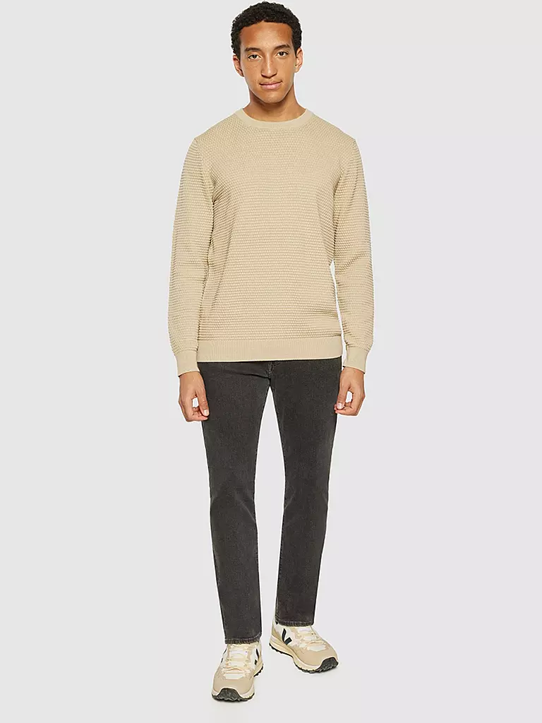 KNOWLEDGE COTTON APPAREL Pullover VAGN beige